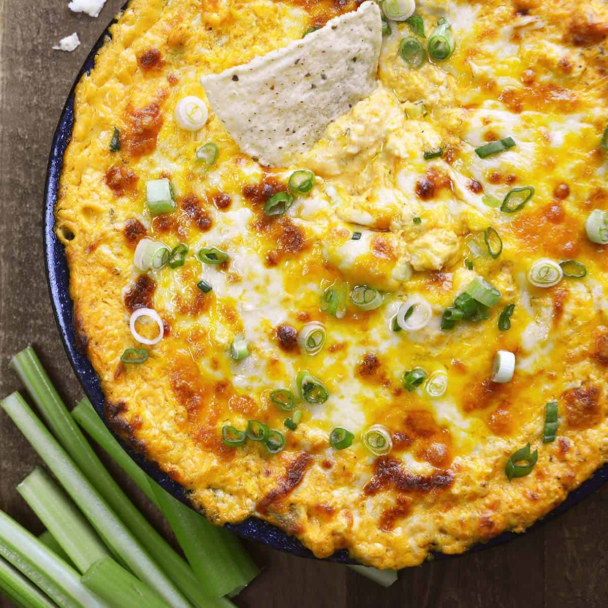 buffalo chicken dip featured image