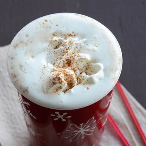 gingerbread latte recipe featured image