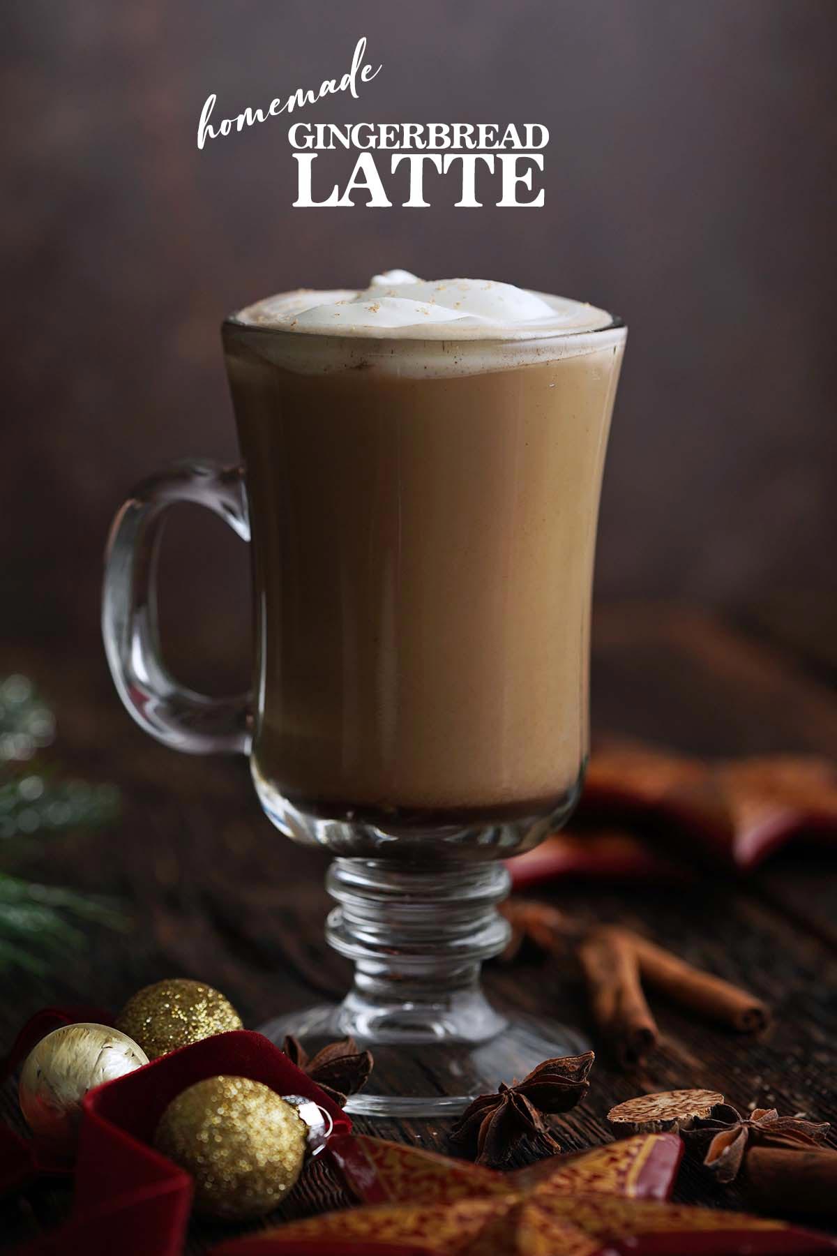 gingerbread latte recipe pin