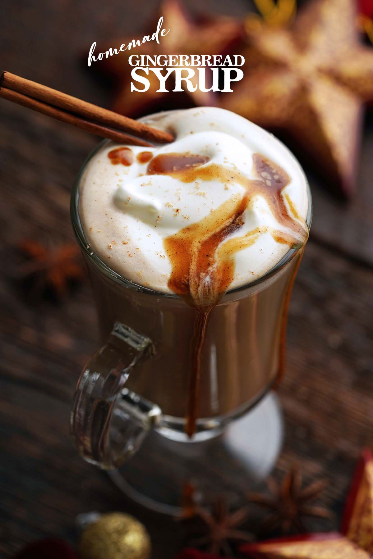 gingerbread syrup recipe pin