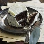 Front View of Keto Mug Cake with Bite
