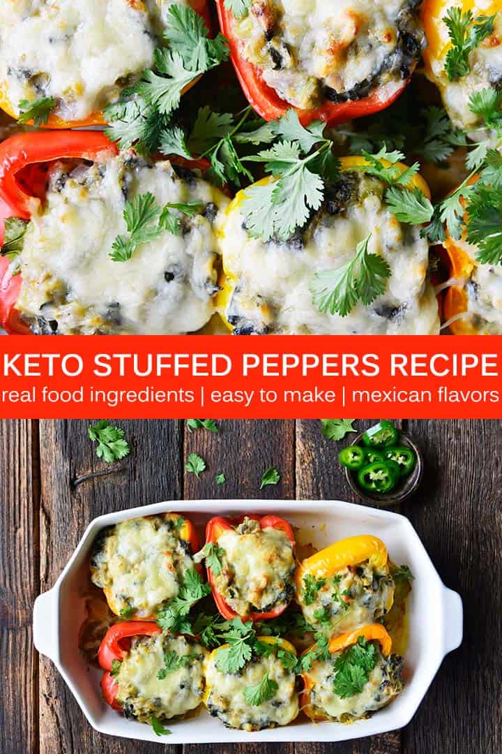 Keto Stuffed Peppers Pin