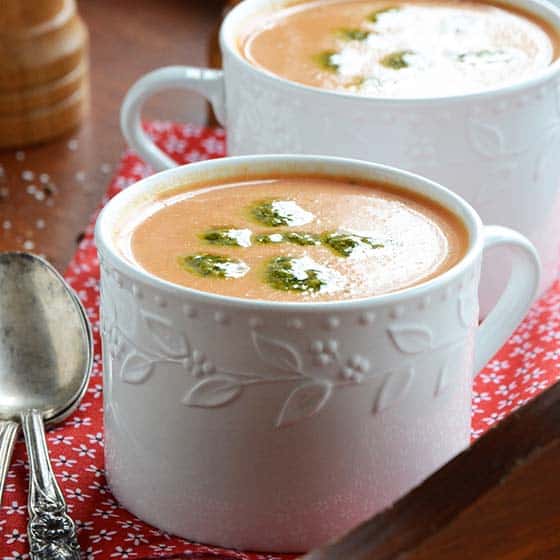 creamy tomato soup featured image