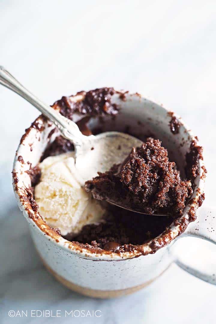 fluffy chocolate mug cake