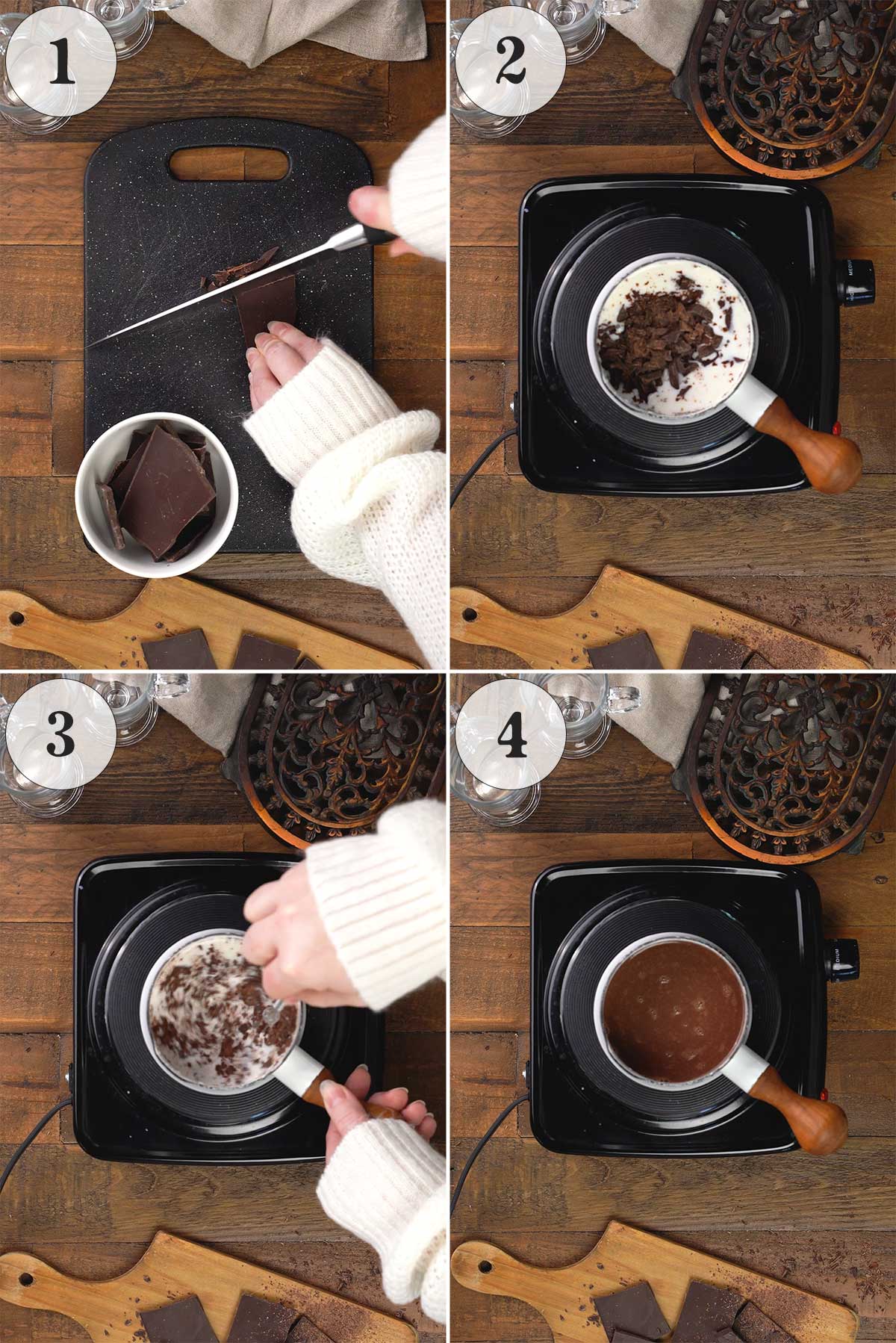 how to make chocolat chaud