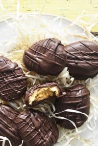 Chocolate Peanut Butter Eggs Recipe Featured Image