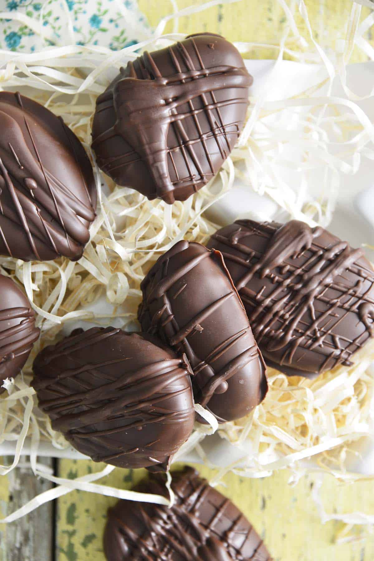 homemade peanut butter eggs