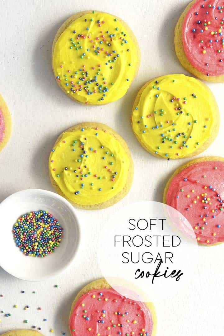 soft frosted sugar cookies graphic