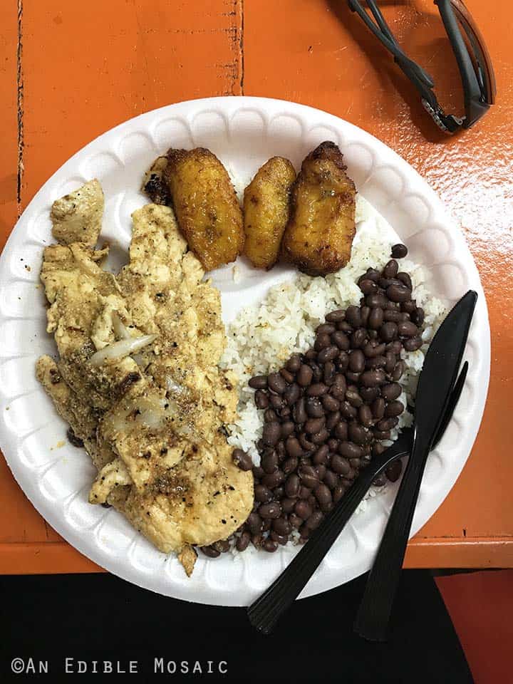 Cuban Black Beans and Rice with Chicken in Key West
