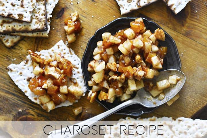 apple charoset recipe with apricots and pecans