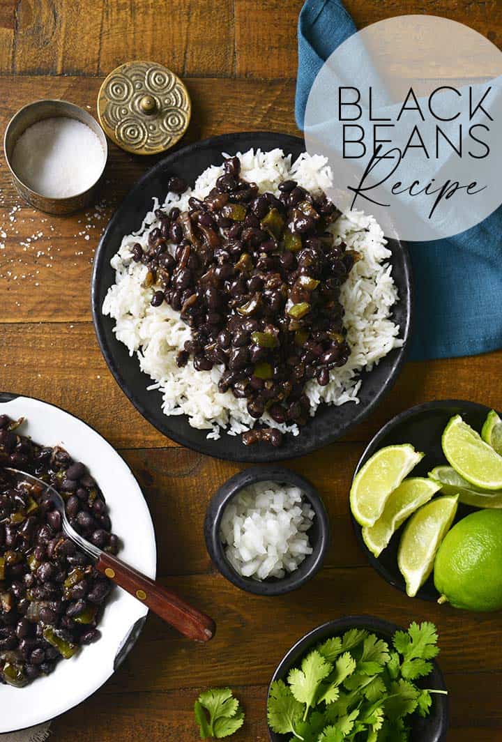 black beans recipe graphic