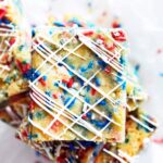 Fourth of July blondie dessert bars featured image