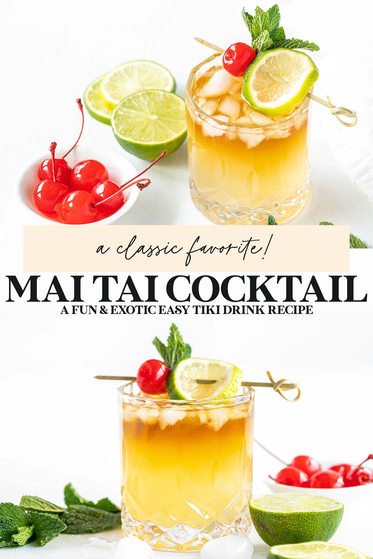 mai tai drink recipe pin