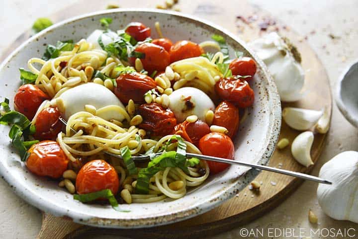 Pasta with Roasted Cherry Tomatoes