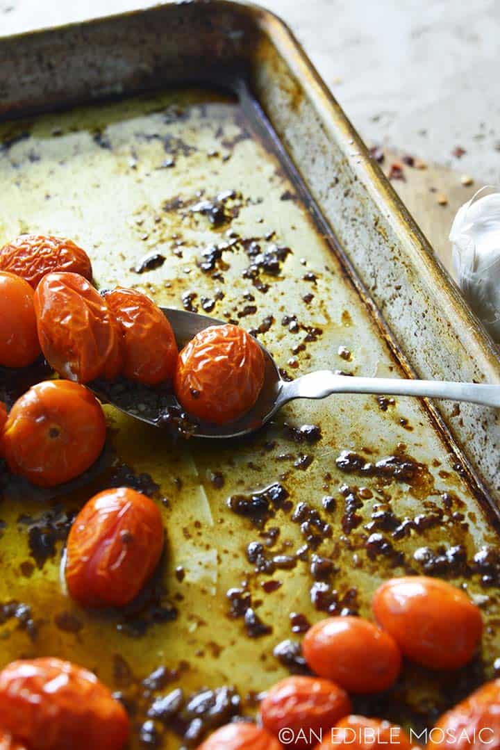 Roasted Tomatoes on Sheet Pan