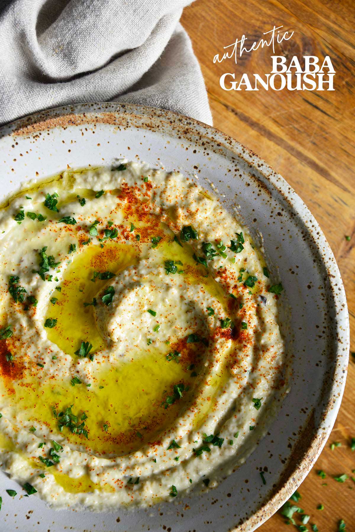 Baba Ganoush recipe pin