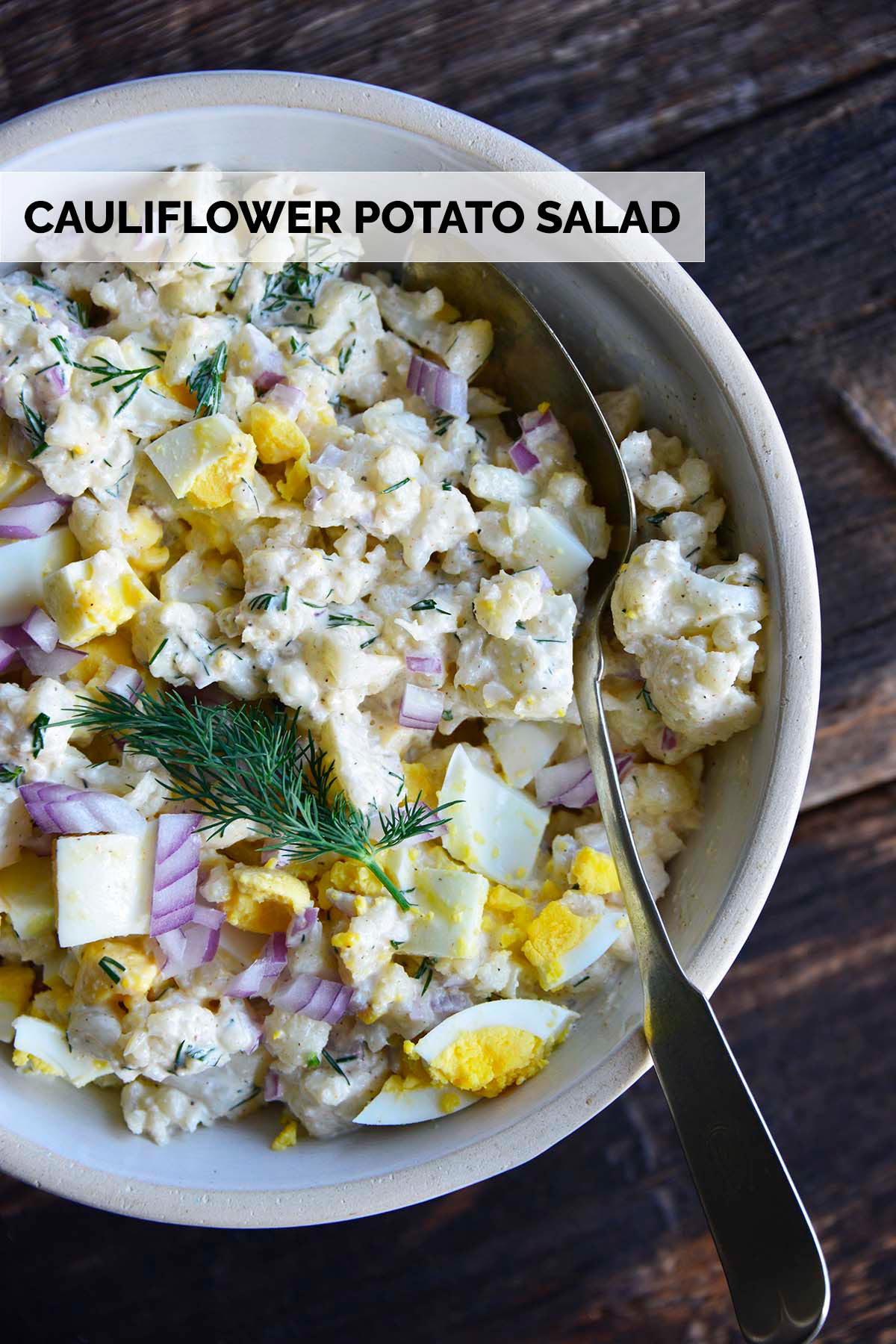 easy cauliflower potato salad recipe