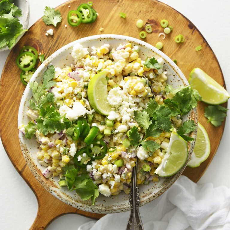 mexican street corn salad recipe featured image
