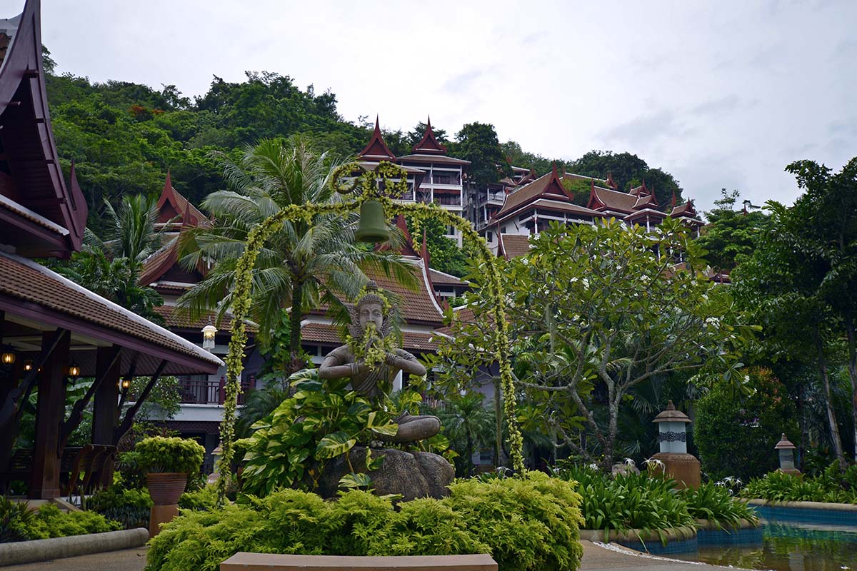 hotel on hill in thailand