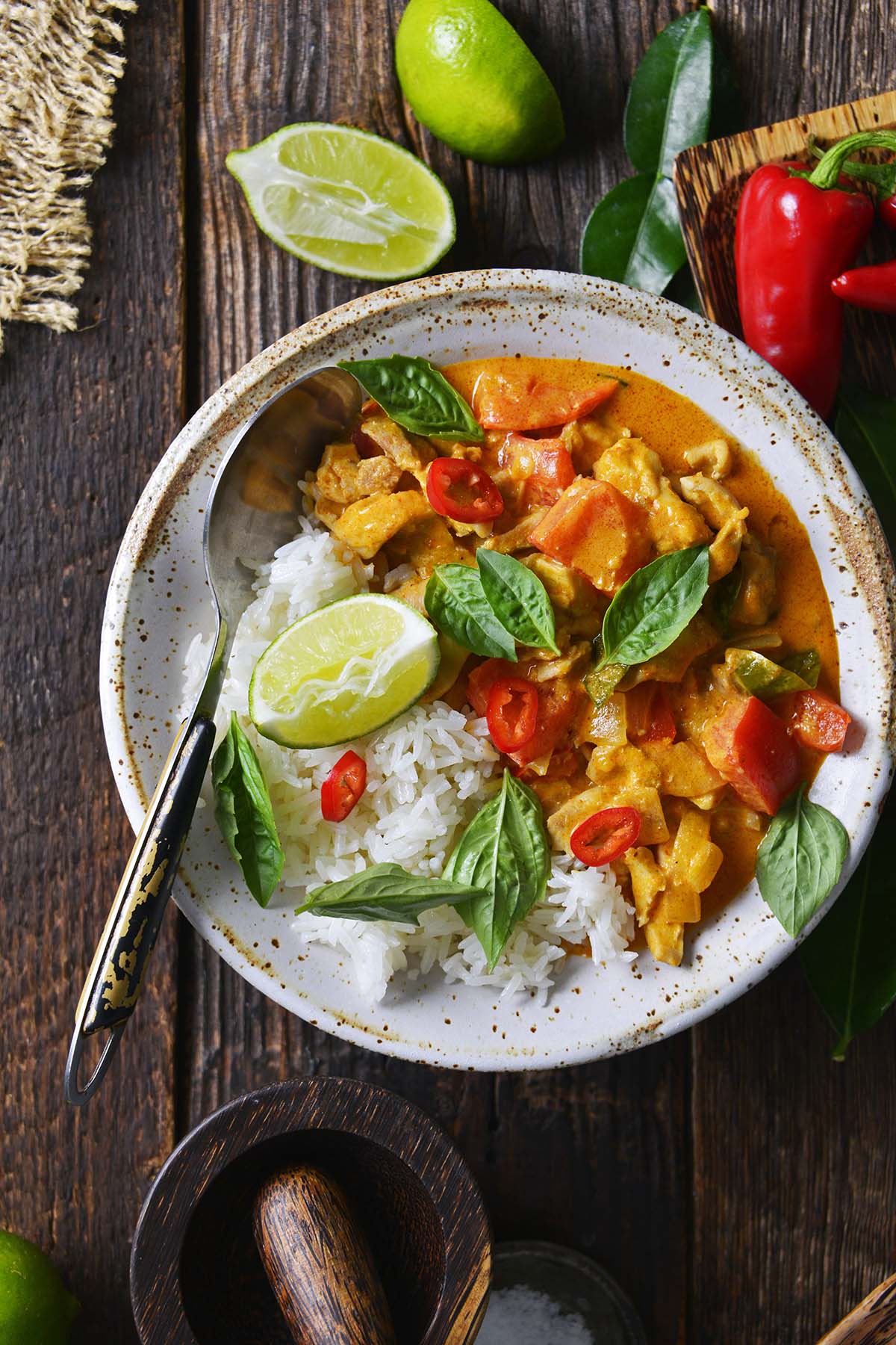 Thai Panang Curry with chicken
