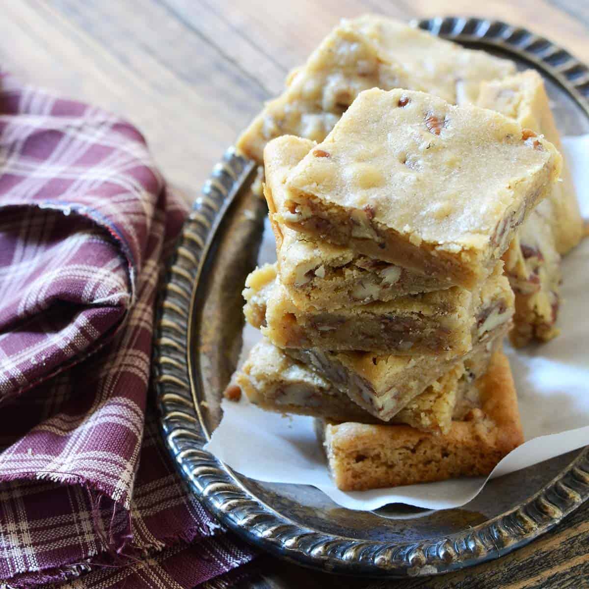 butterbeer blondies featured image