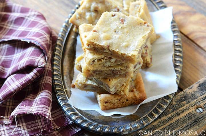 easy butterbeer brown butter blondie recipe