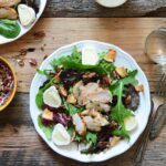 marinated chicken salad featured image