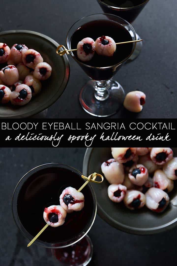 bloody eyeball sangria halloween cocktail recipe pin