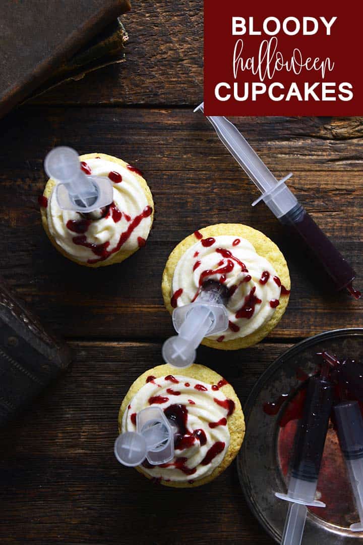 bloody halloween cupcakes graphic