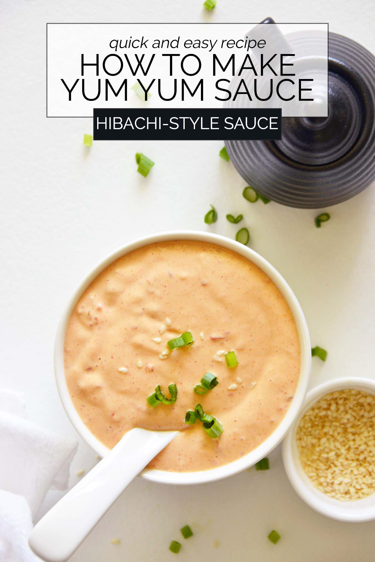 how to make Japanese hibachi yum yum sauce recipe