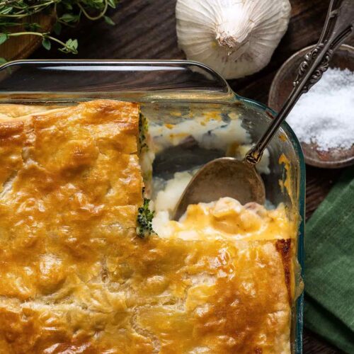 leftover thanksgiving casserole recipe featured image