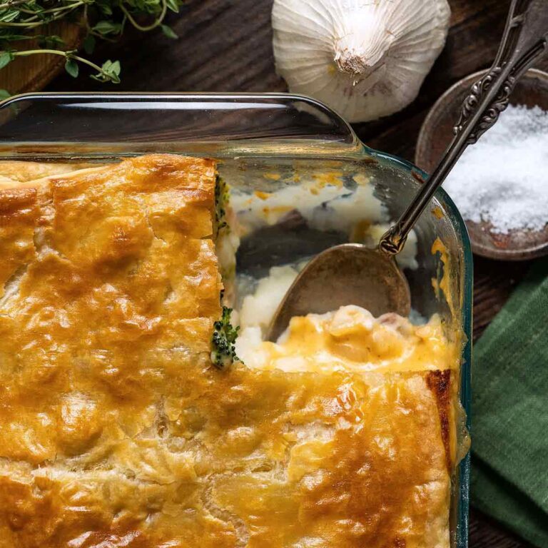 leftover thanksgiving casserole recipe featured image