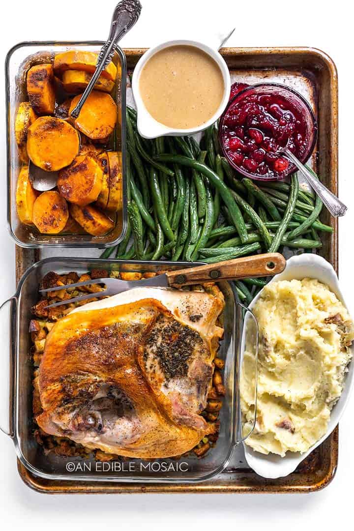 I Made a Downsized Thanksgiving Feast for 2 With Easy Recipes