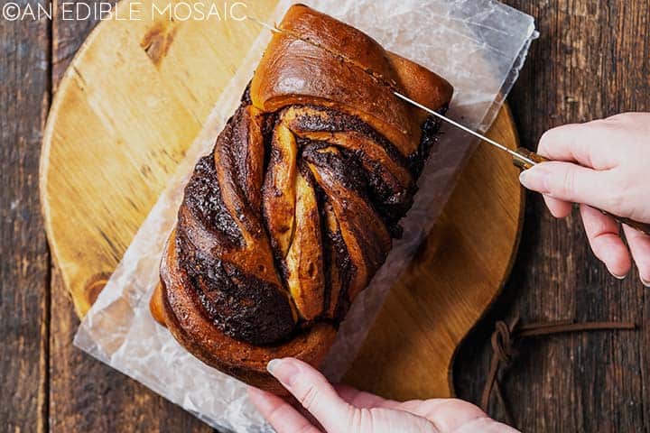 chocolate babka recipe with orange and cardamom