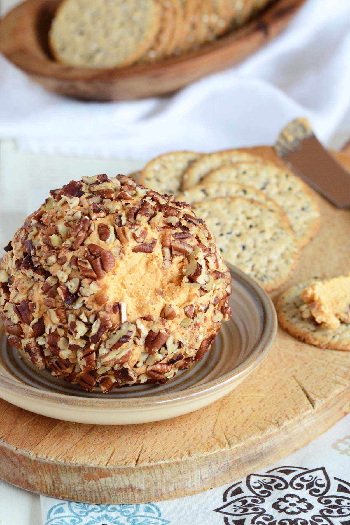 original cheddar cheese ball appetizer recipe image