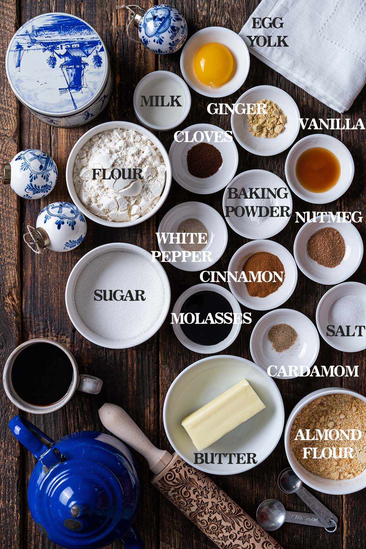 Speculaas cookies ingredients