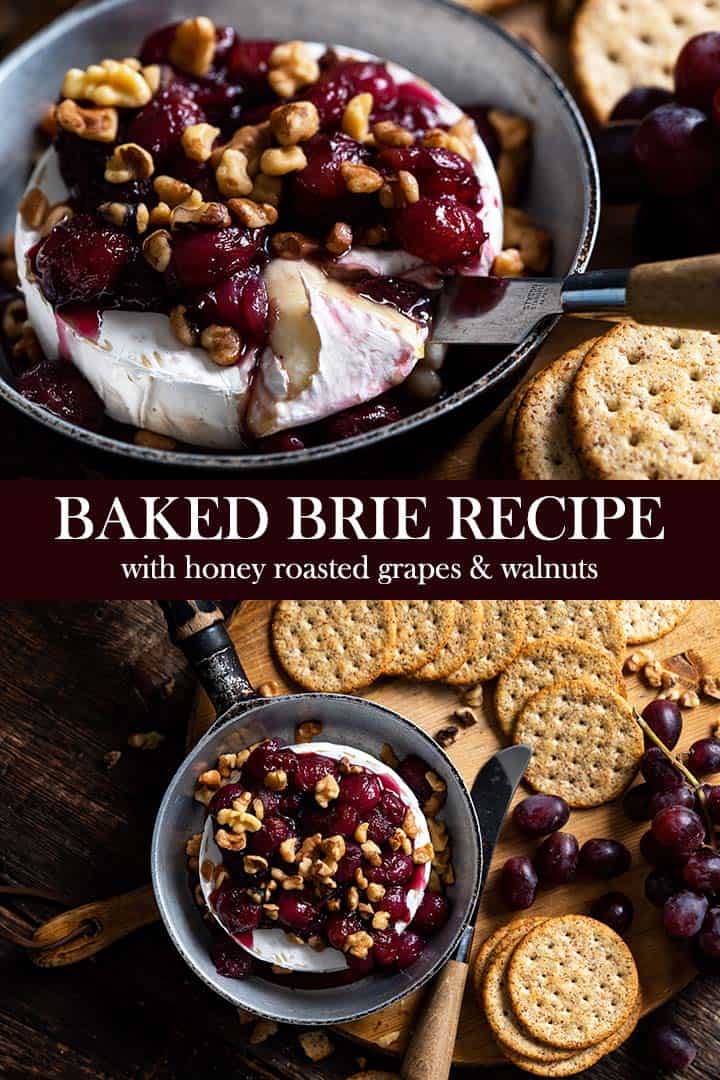 baked brie recipe pin