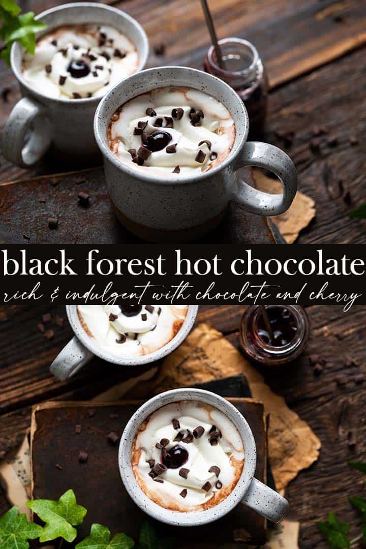 black forest hot chocolate pin
