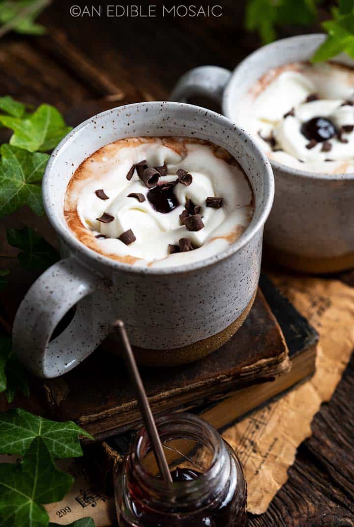 black forest hot chocolate