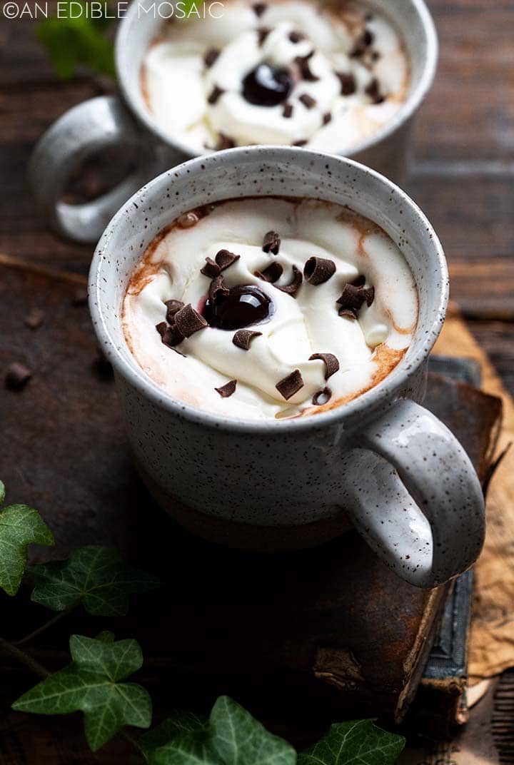 black forest hot cocoa