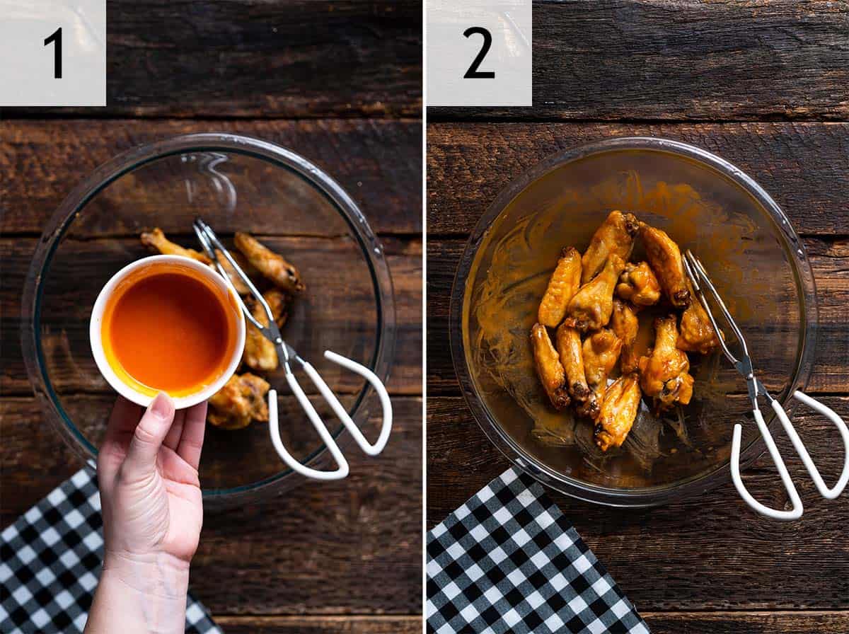 how to make wings with buffalo sauce