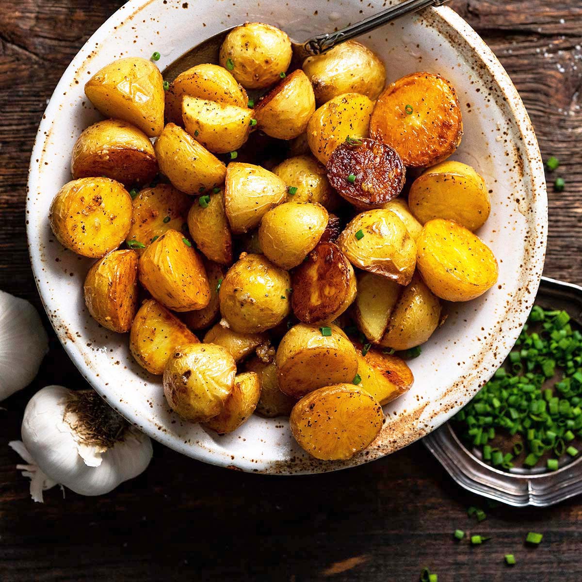 best crispy duck fat potatoes featured image