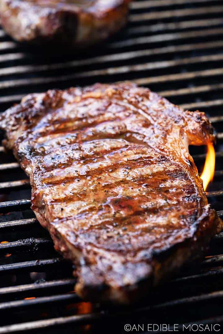 grilled ribeye steak