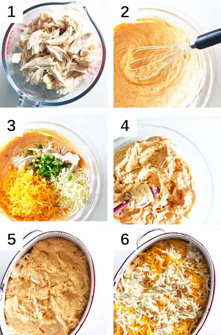 how to make buffalo chicken dip