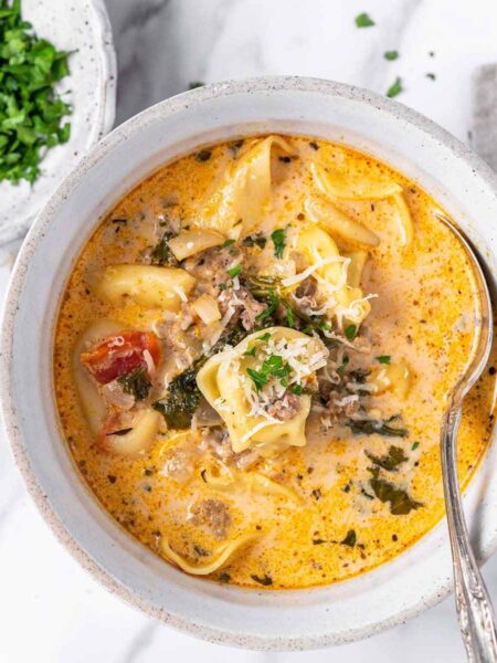 instant pot tortellini soup recipe featured image