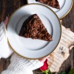small chocolate cake recipe featured image