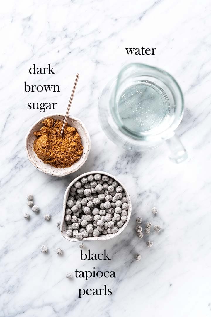 boba bubble tea ingredients