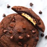 chocolate peanut butter cookies featured image