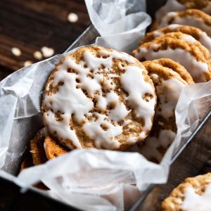 iced oatmeal cookies featured image