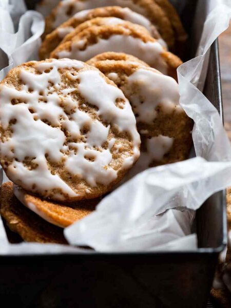iced oatmeal cookies recipe featured image